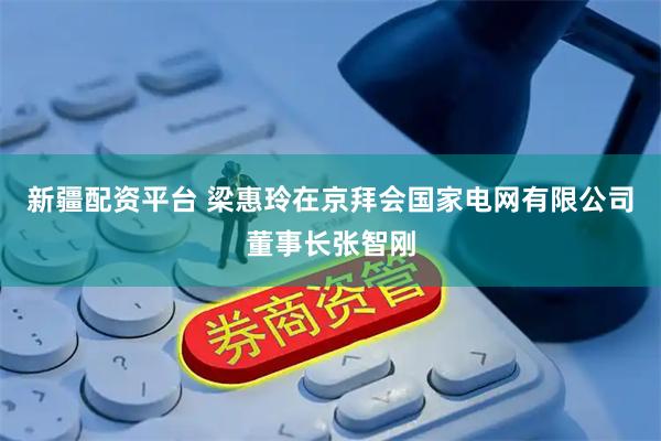 新疆配资平台 梁惠玲在京拜会国家电网有限公司董事长张智刚